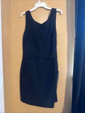 Sleeveless Black Sheath Dress - Classic Workwear